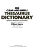 The_clear_and_simple_thesaurus_dictionary