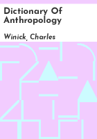 Dictionary_of_anthropology